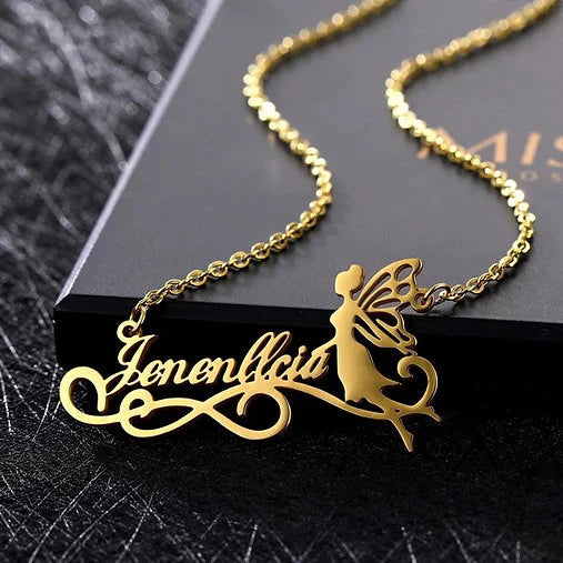 Fairy Angel Personalized Necklace